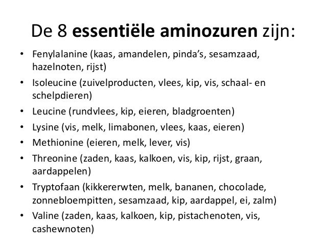 essentiele aminozuren voeding essentiele aminozuren voeding